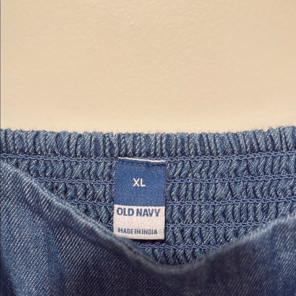 Old Navy Denim Blue Women's Dress - Picture 3 of 4